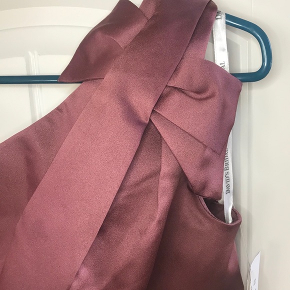 Bridesmaid / Prom / Homecoming Satin Dress - Picture 4 of 9